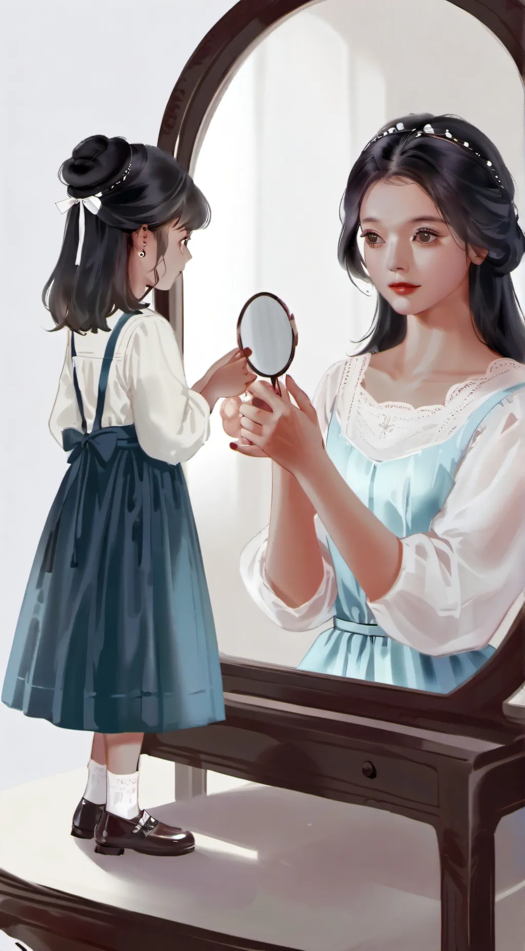 ai character: Bella  background