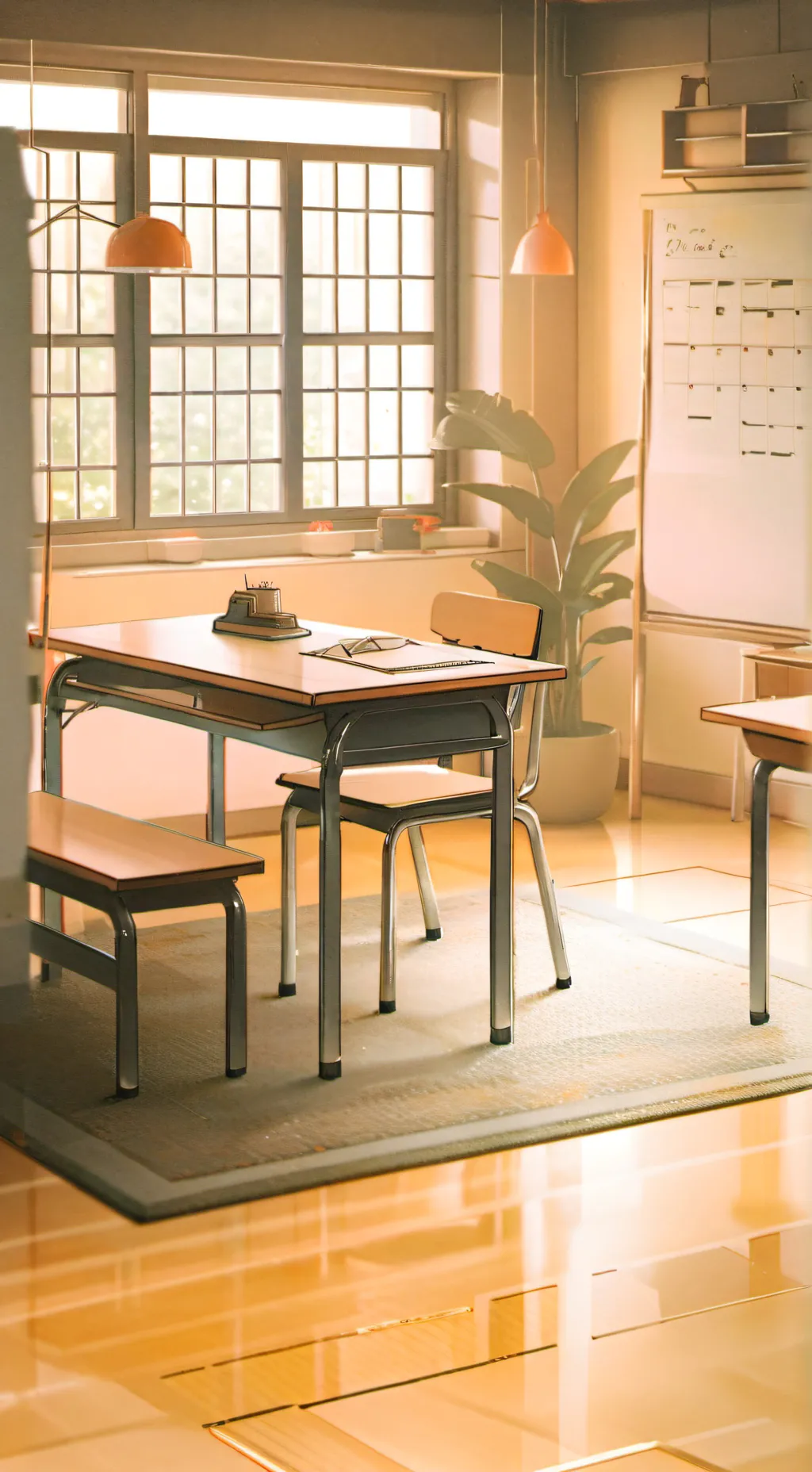 ai character: school background