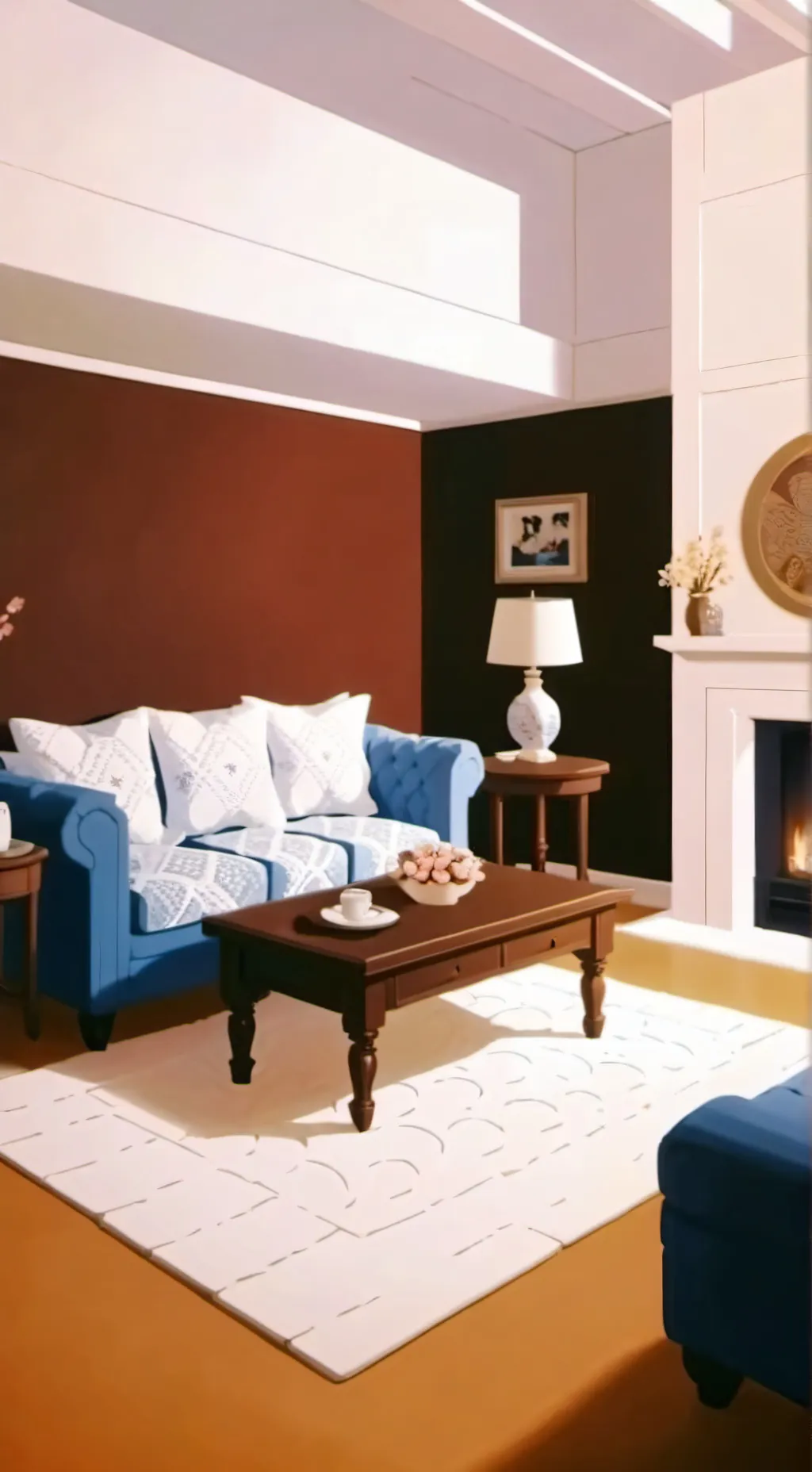 ai character: MR valentines day background