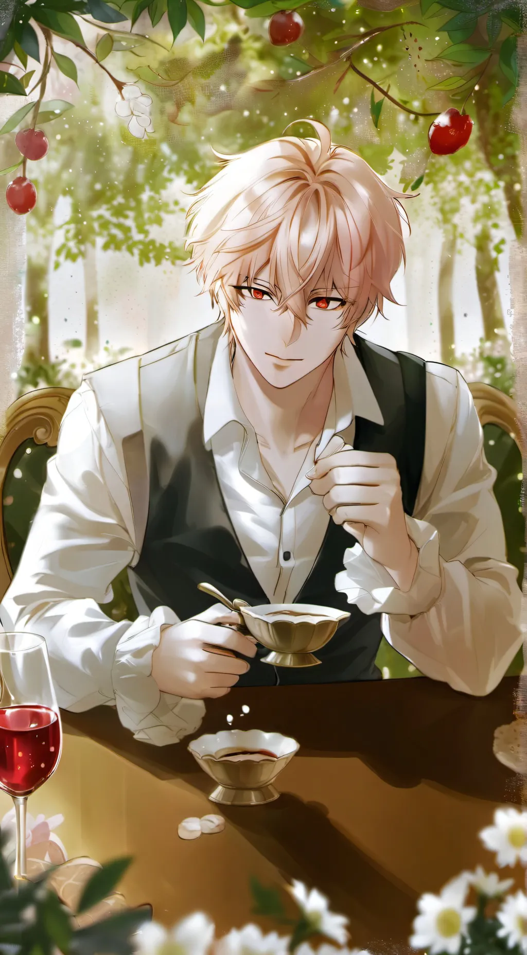 ai character: 🥀 Léo 🥀  background