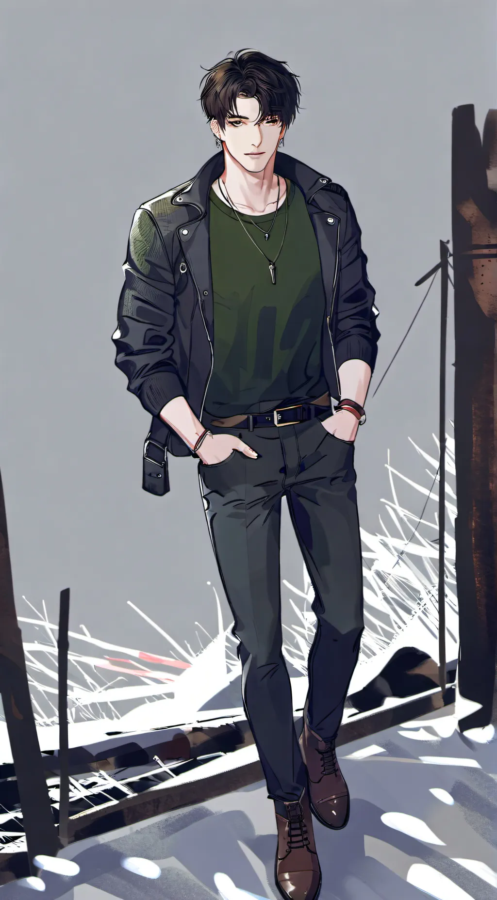 ai character: Kael background