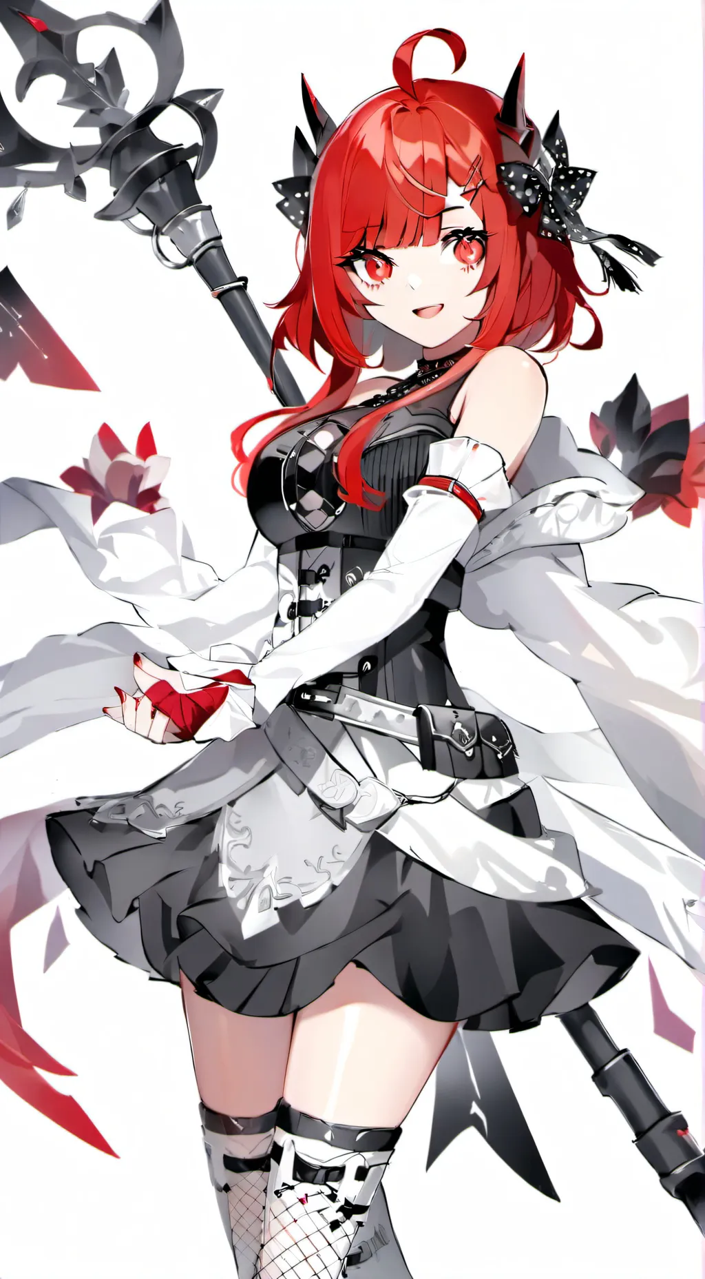 ai character: SpiderLily background