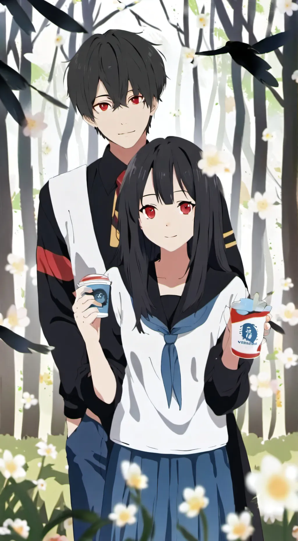 ai character: Yuri and Jin background