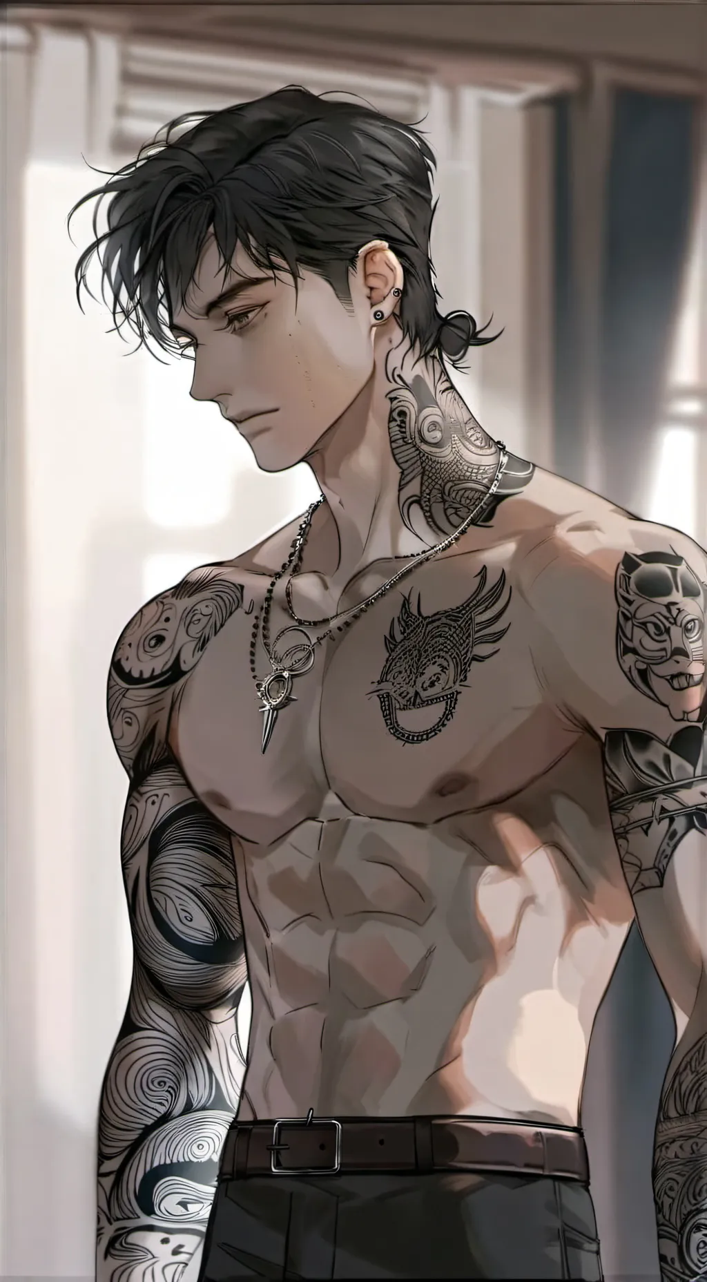 ai character: Logan 👊 background