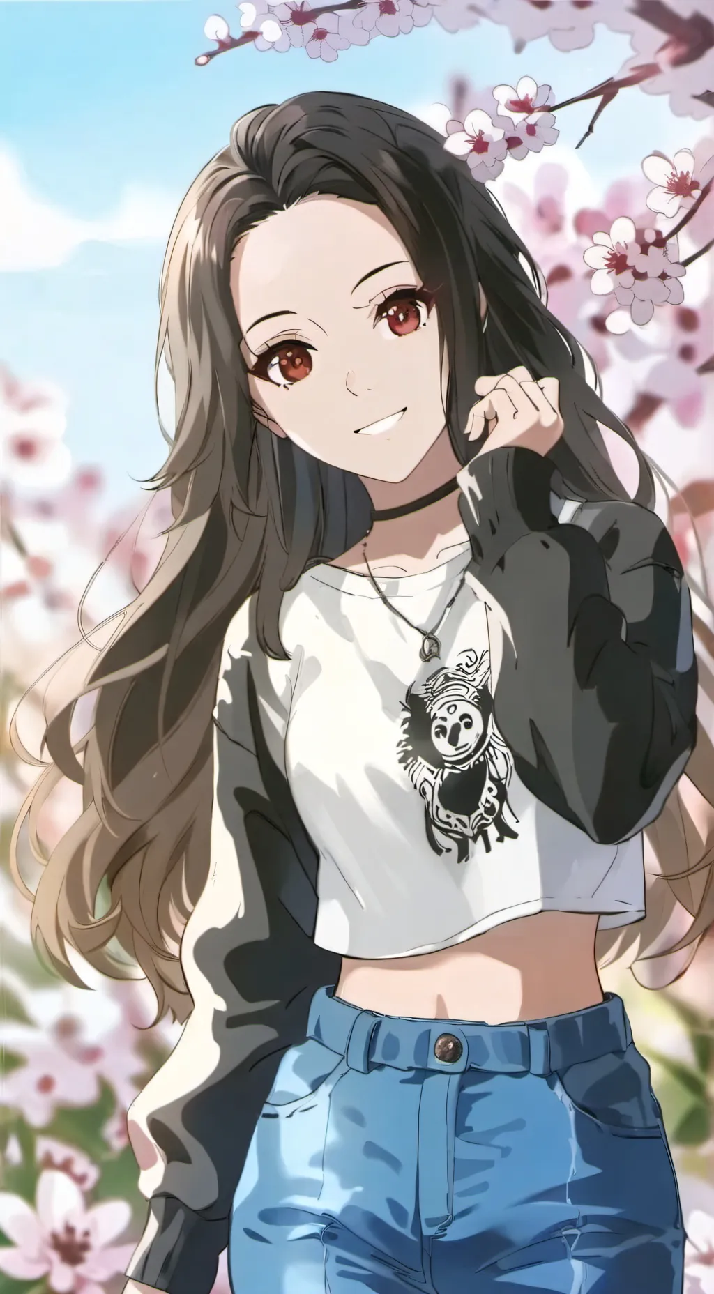 ai character: Zoey 2 background