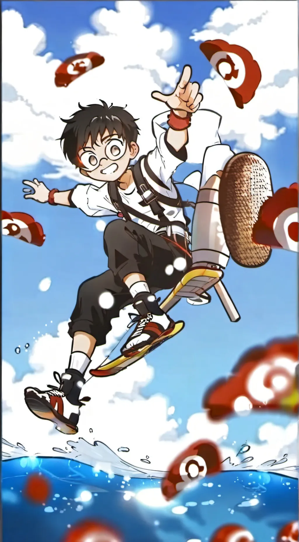 ai character: Detective Conan  background