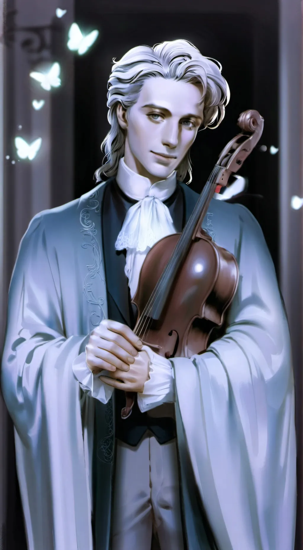 ai character: Alfredo Modigliani background