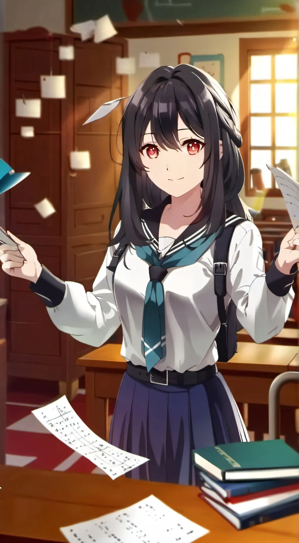 ai character: bad class 1-A background