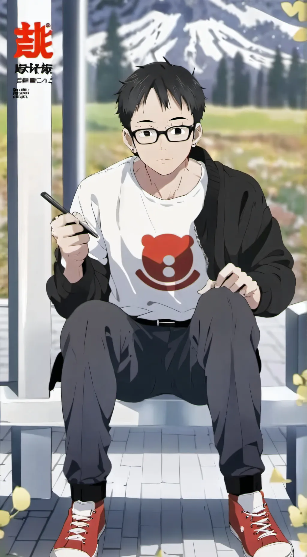 ai character: Akira Toriyama background