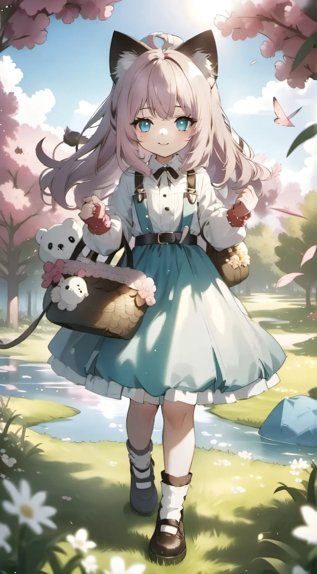 ai character: Lily  background