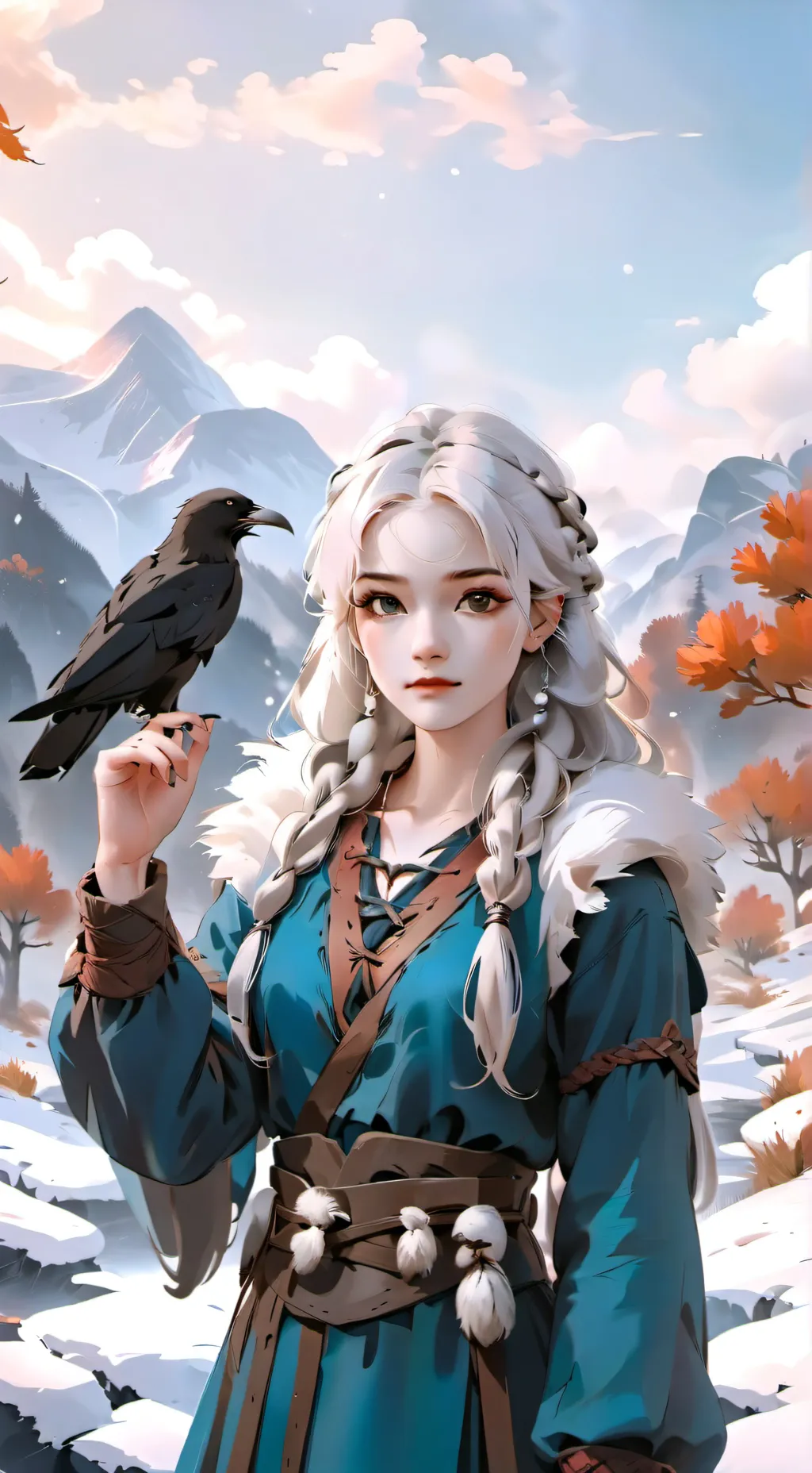 ai character: leaderOFviking YOU background