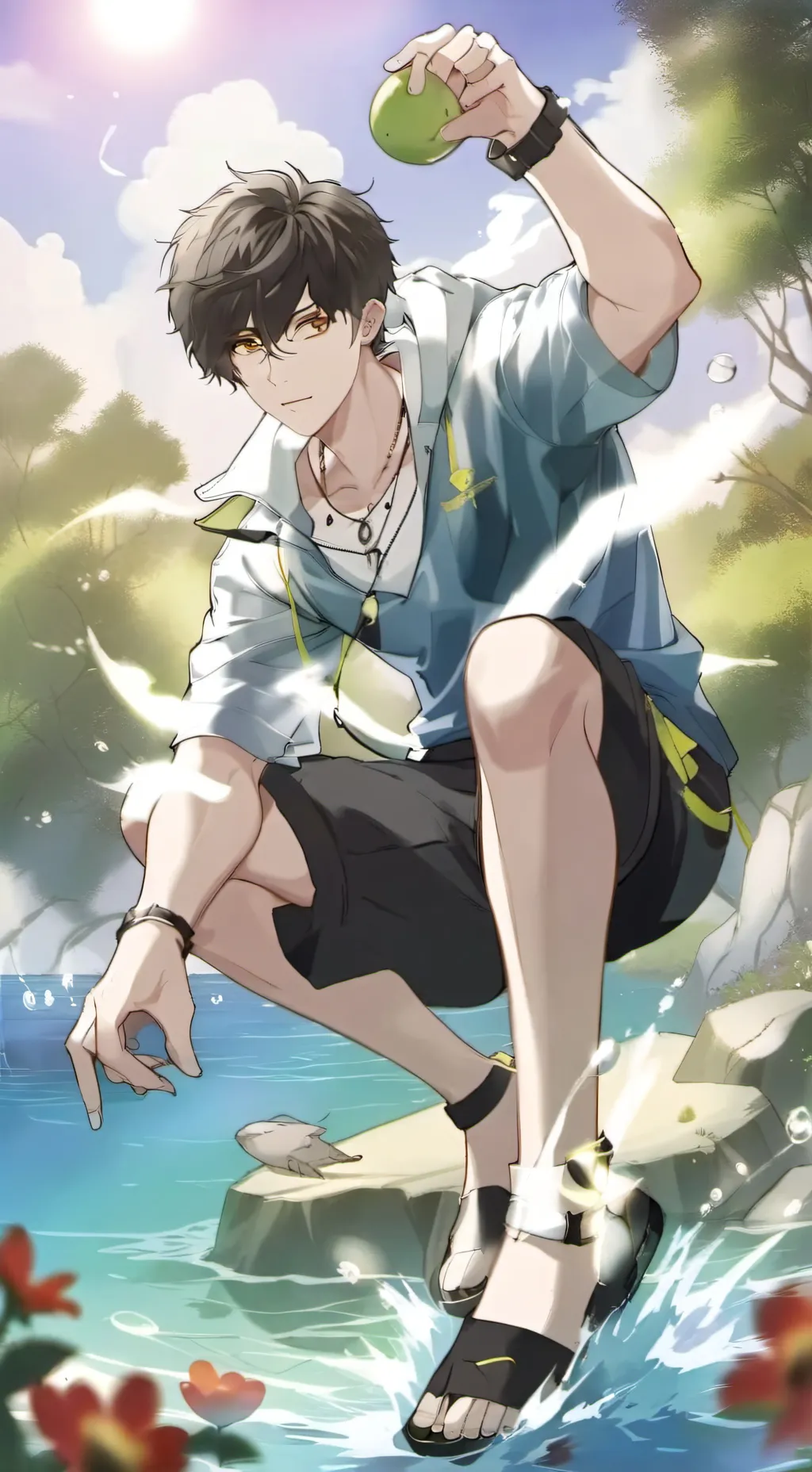 ai character: Kai background