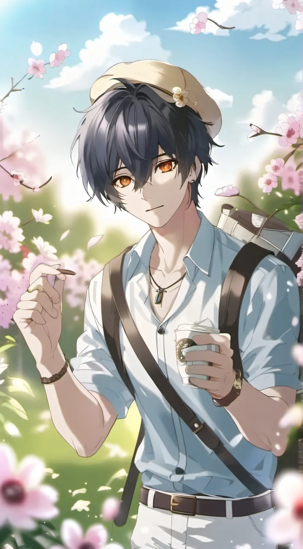 ai character: 🌸alex🌸 background