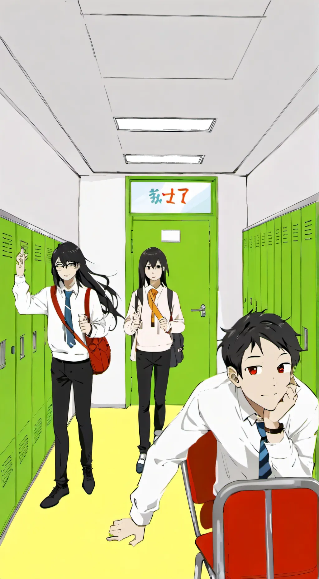 ai character: School background