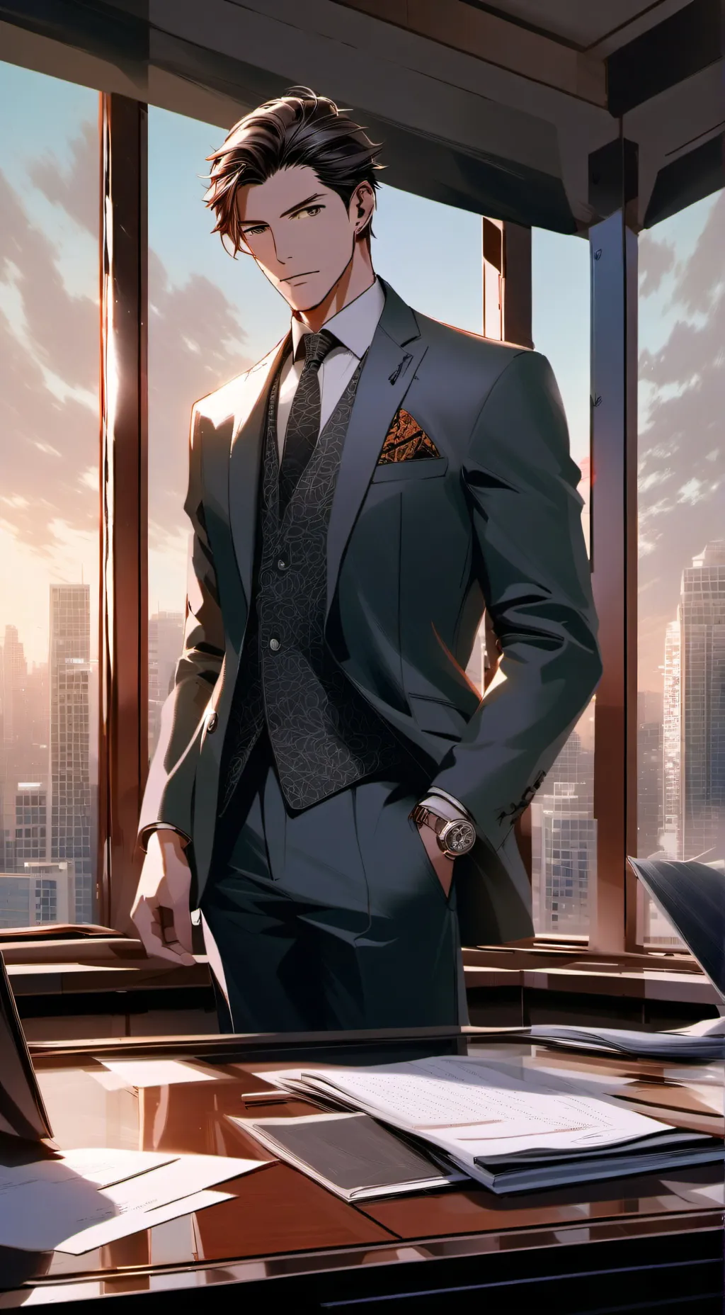 ai character: Albert Quinn background