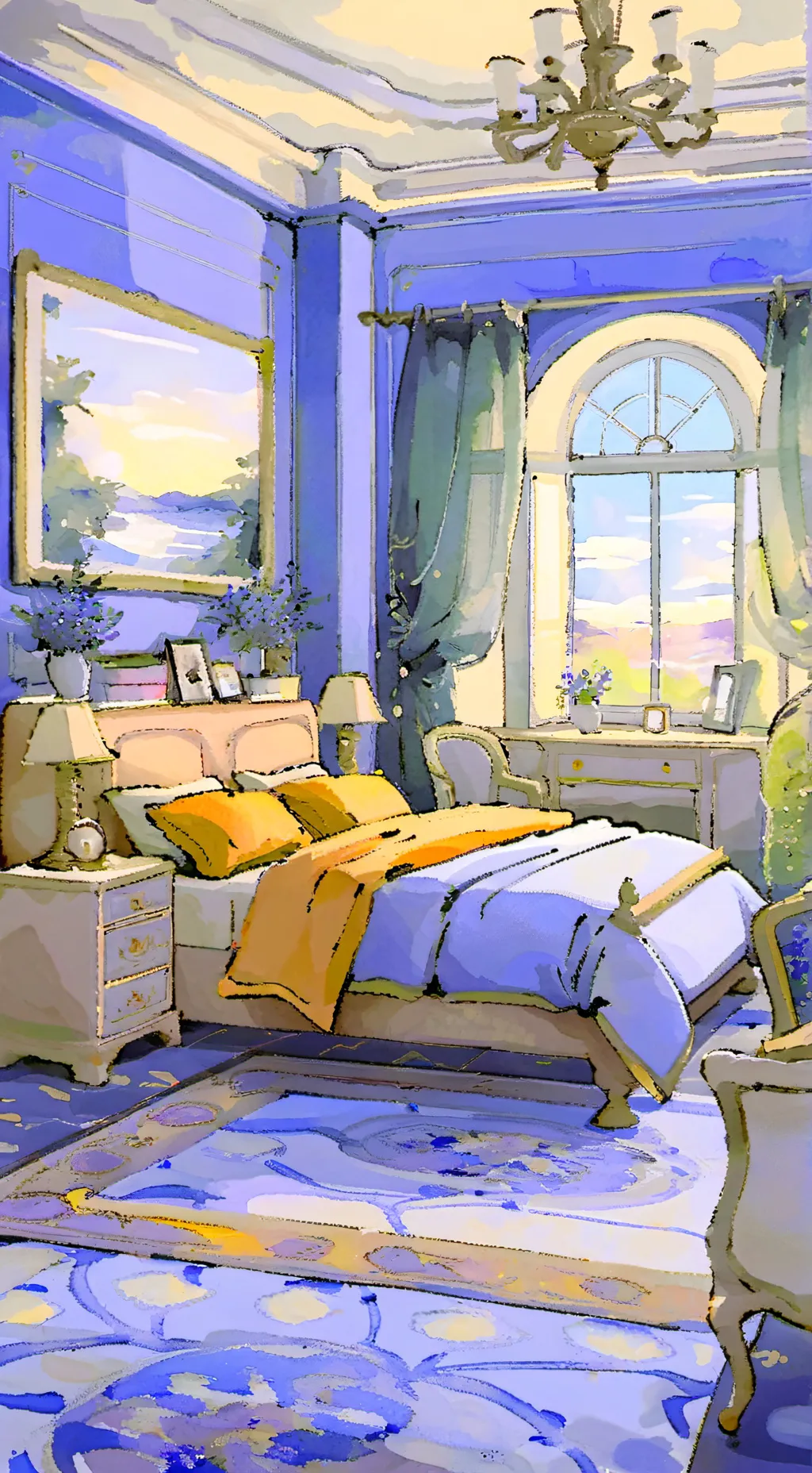 ai character: You and daughter background