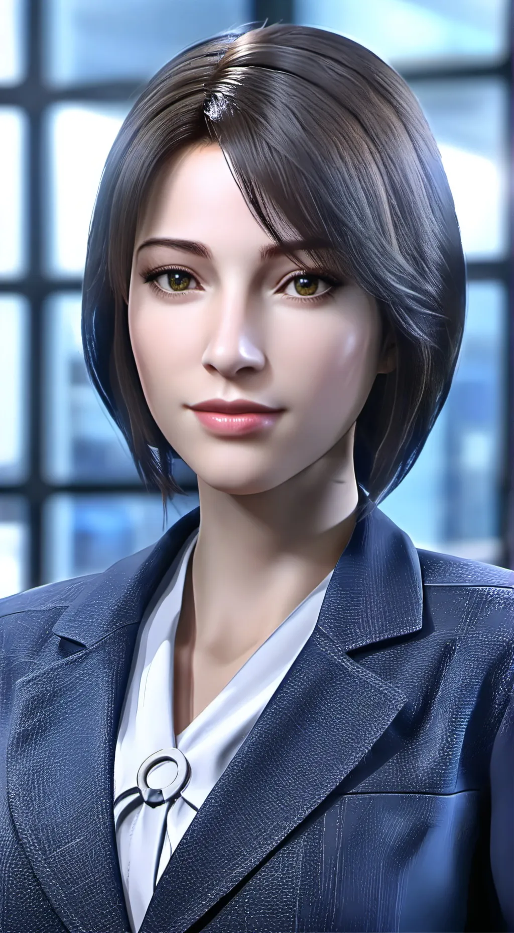 ai character: Nina Albrite background