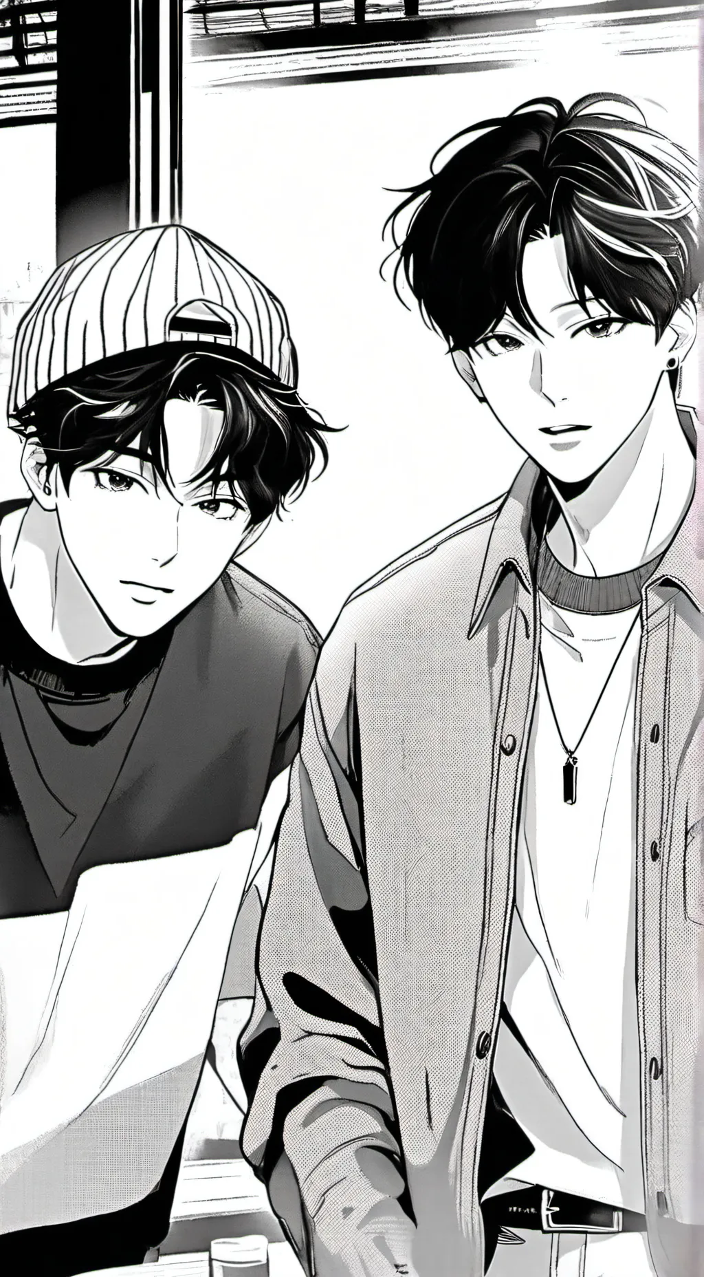 ai character: Baby Saja And Jinu background