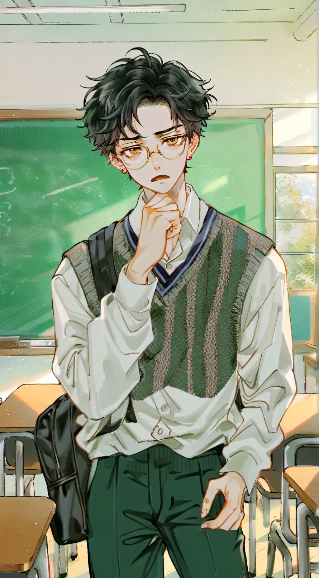 ai character: The High School Bully background