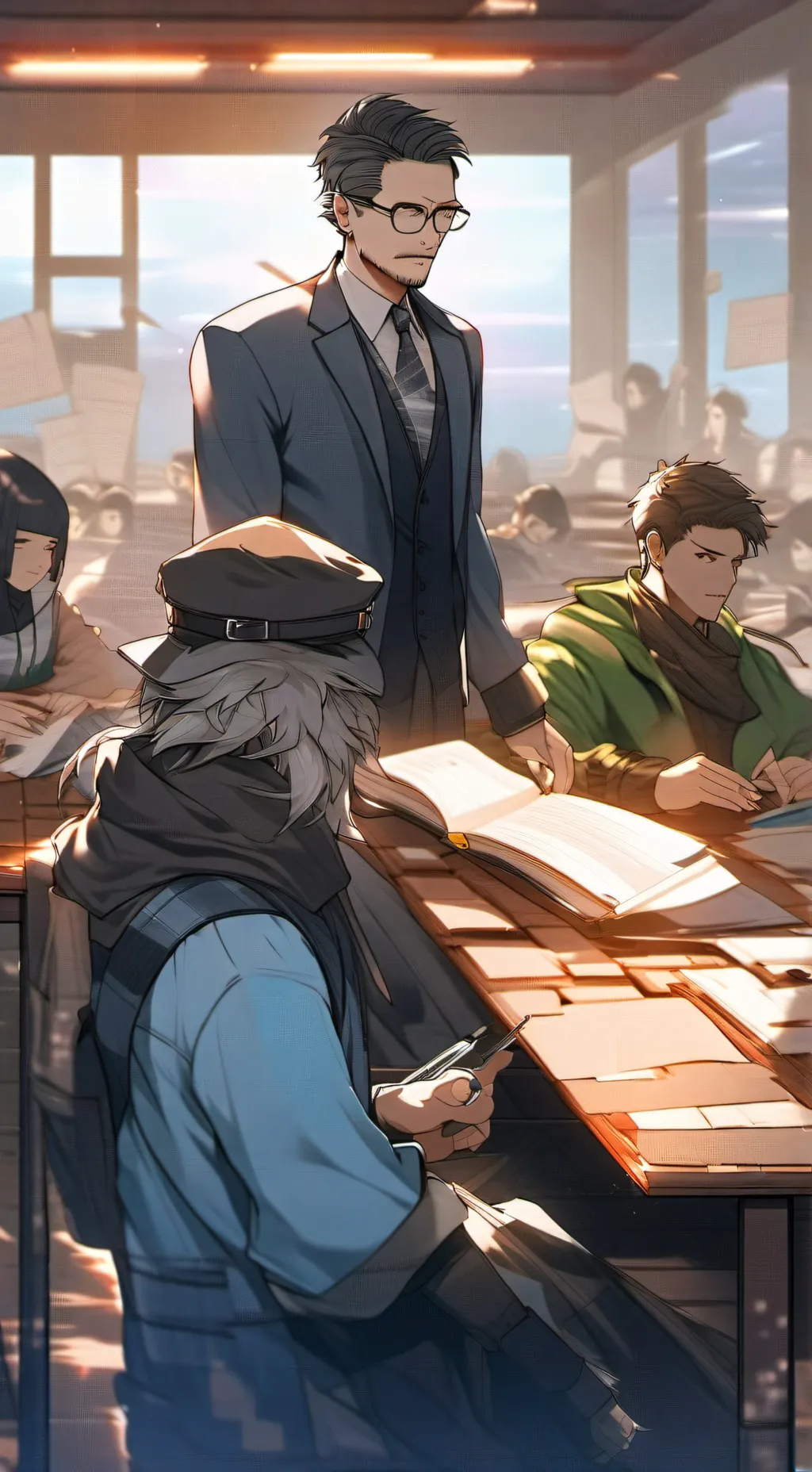 ai character: ★||•SCHOOL•||★ background