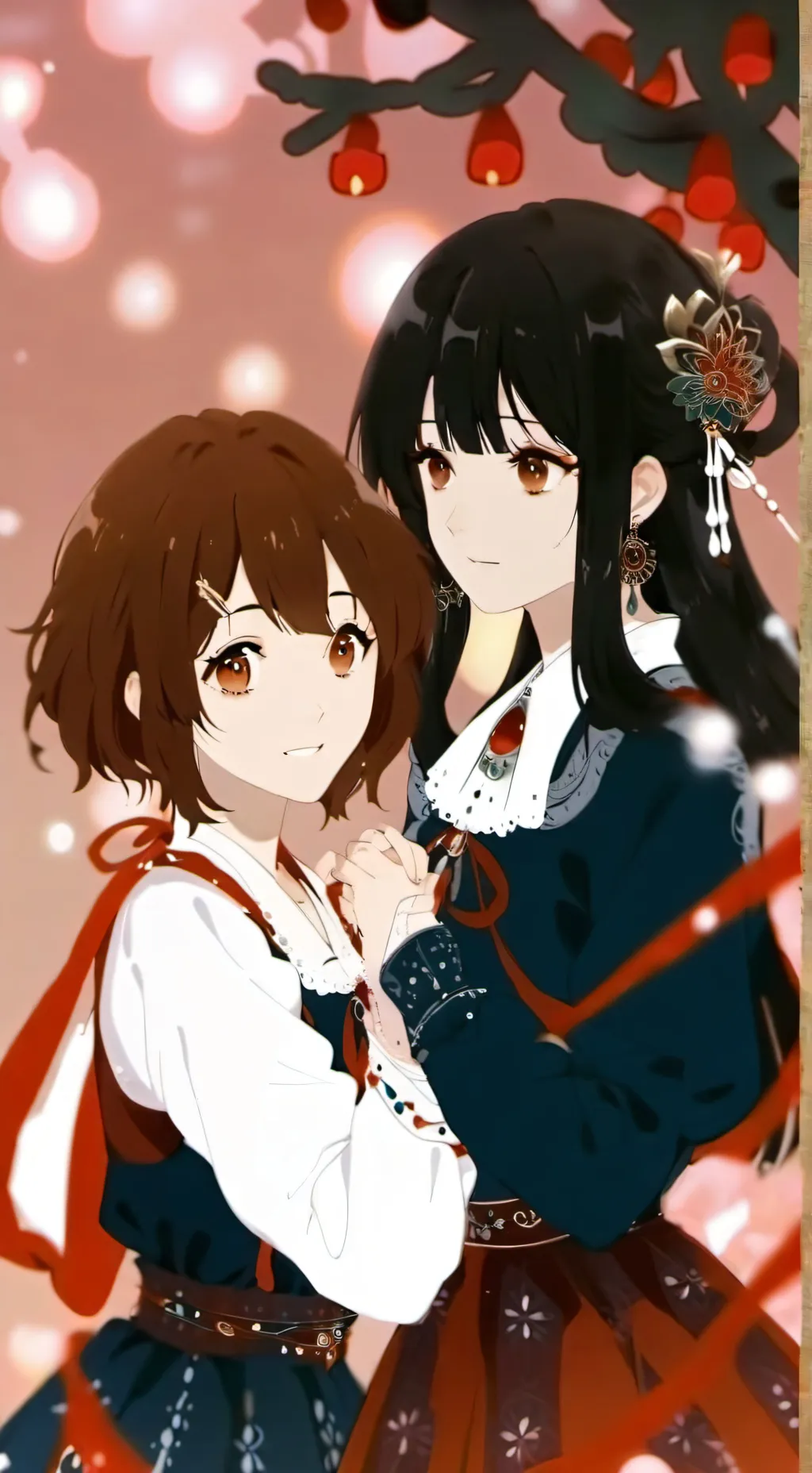 ai character: Anna and Bella background