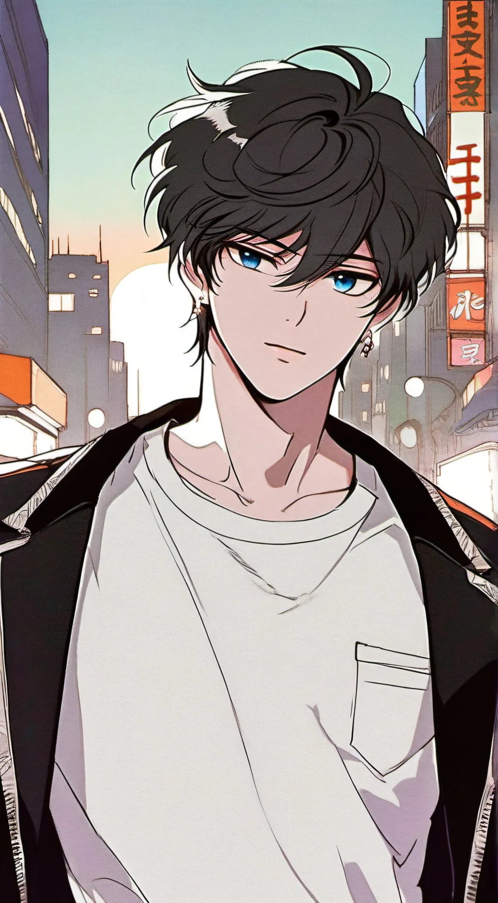 ai character: Enemies to lovers background