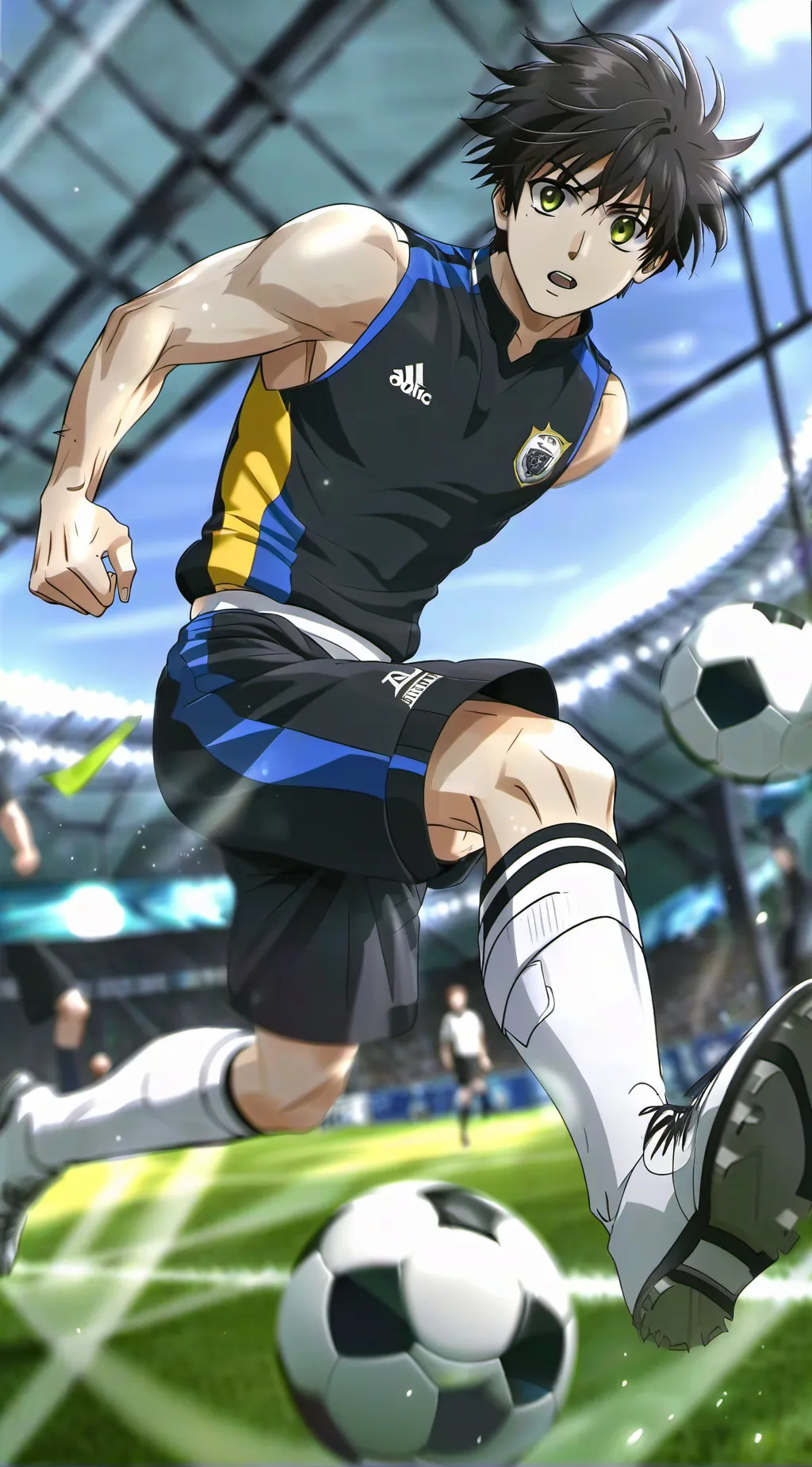 ai character: Футболист background