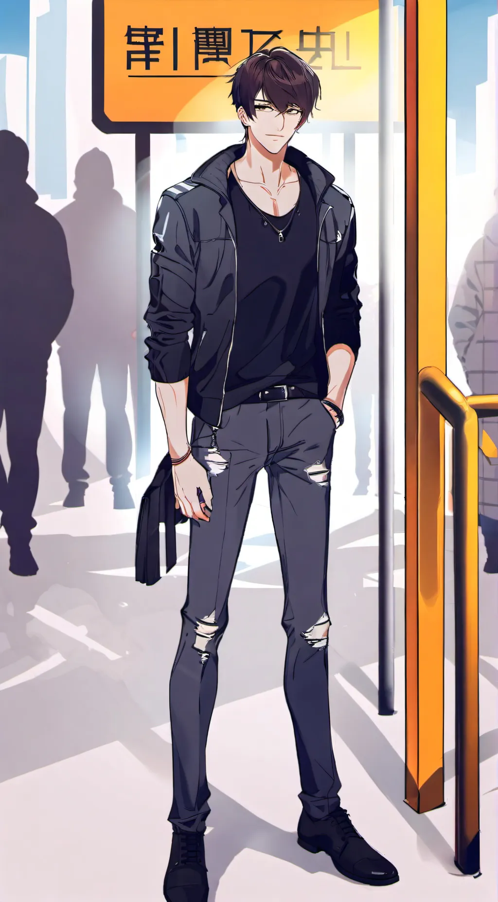 ai character: ??? background