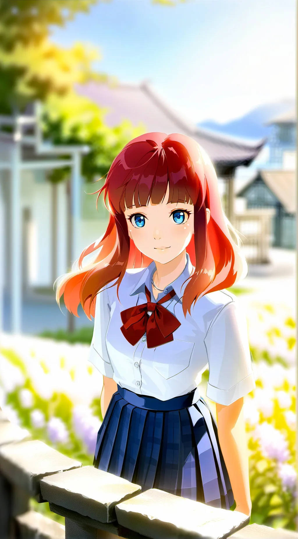 ai character: Amber background