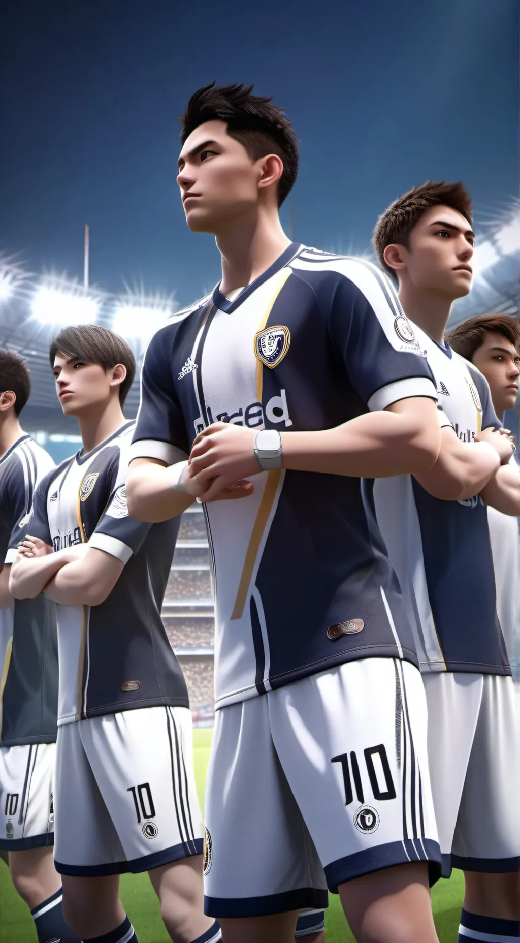 ai character: soccer quiz background