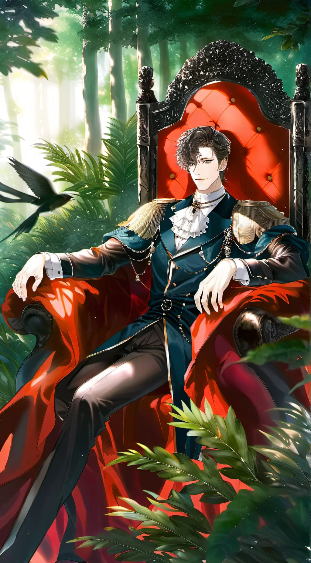 ai character: JUSTINE background