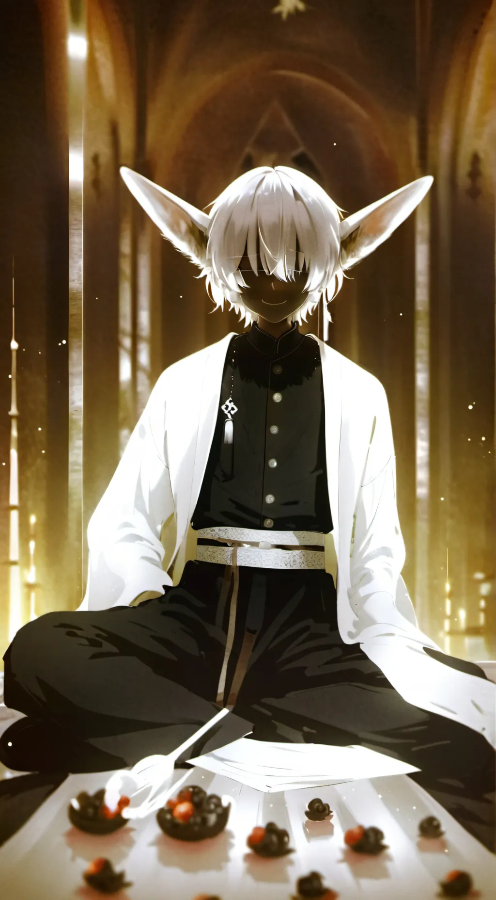 ai character: Bunny  background