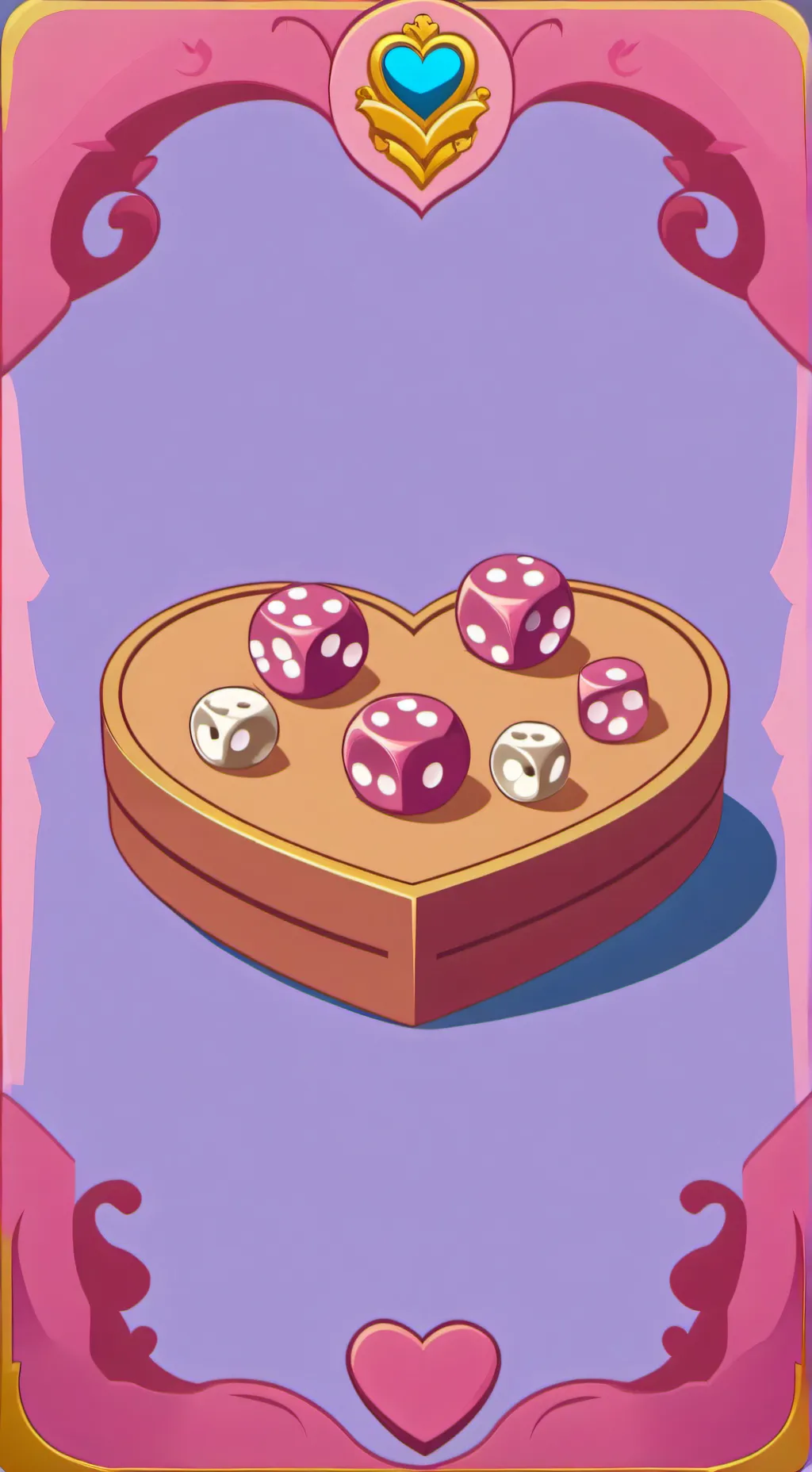 ai character: Valentines Game background