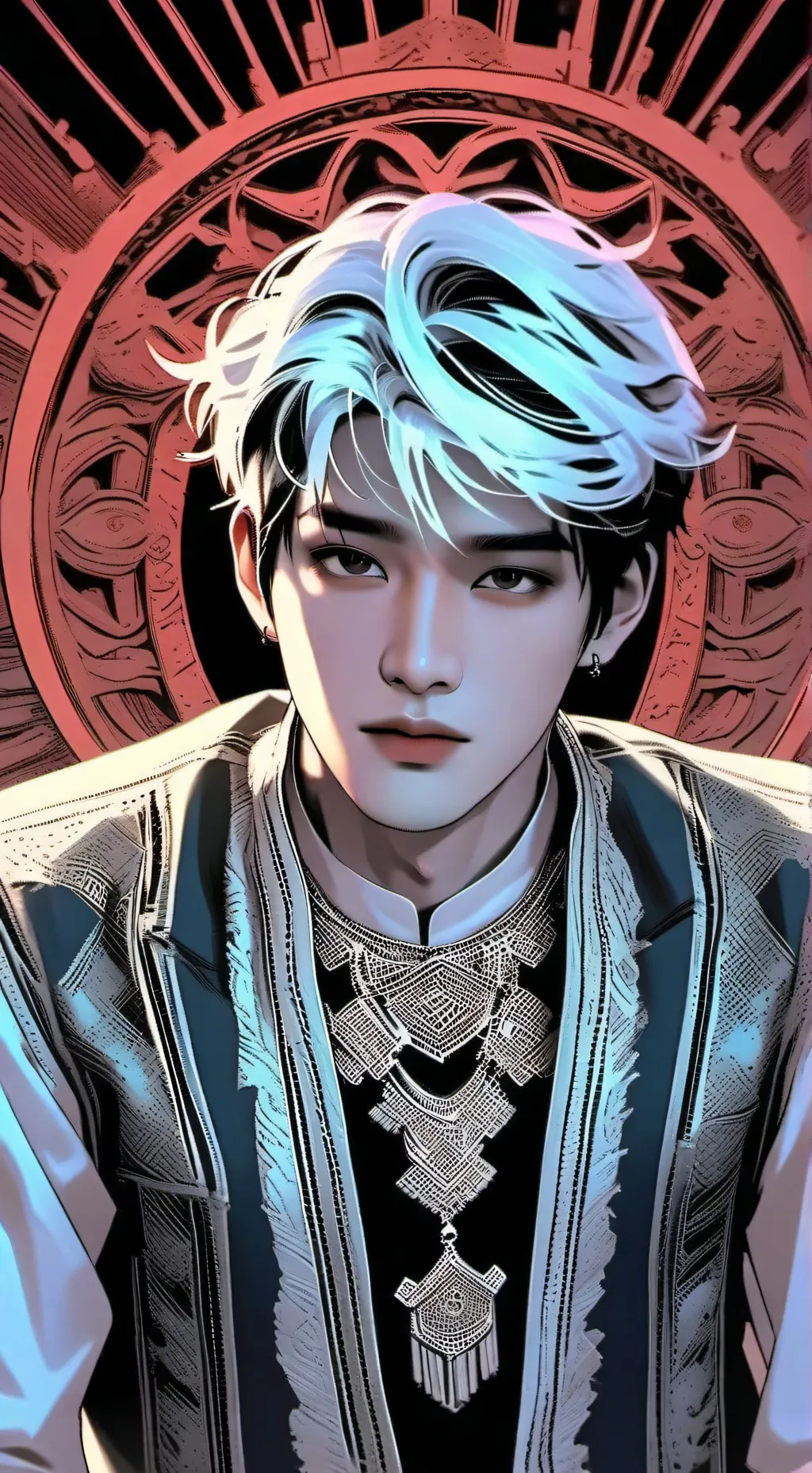 ai character: ༆༄⌘⁂leon⁂⌘༄༆ background