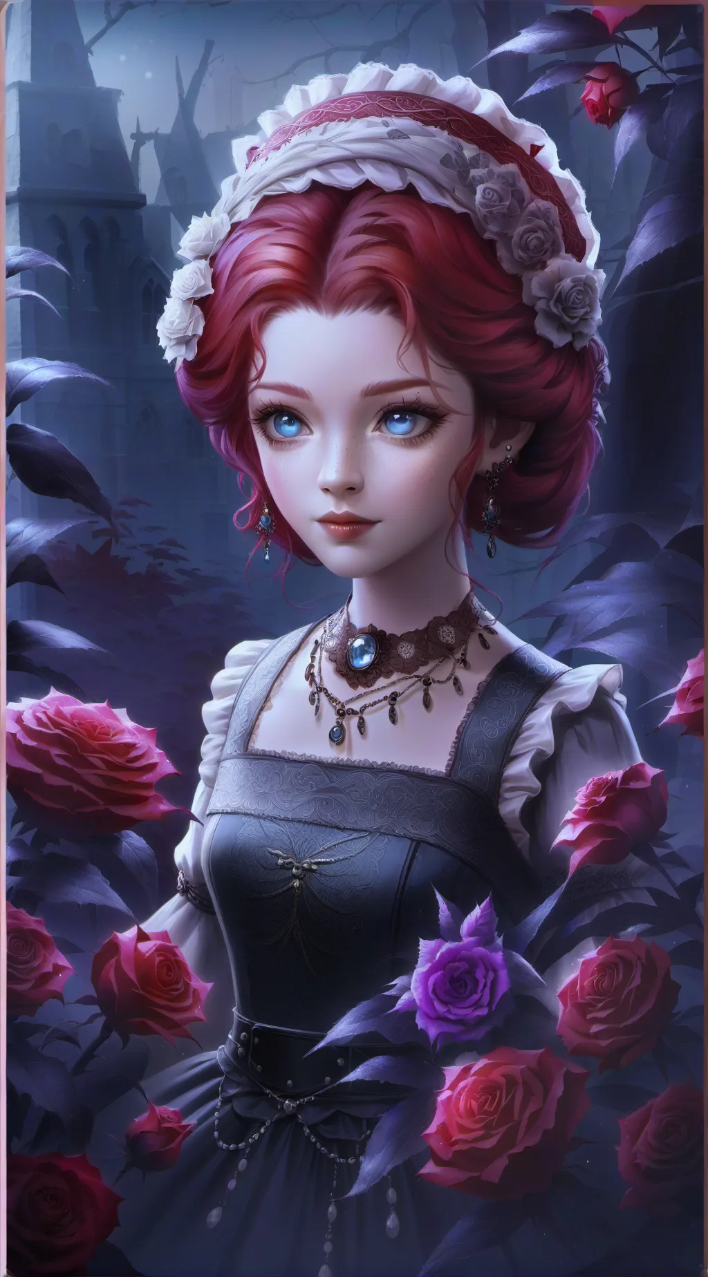 ai character: Hailey. background