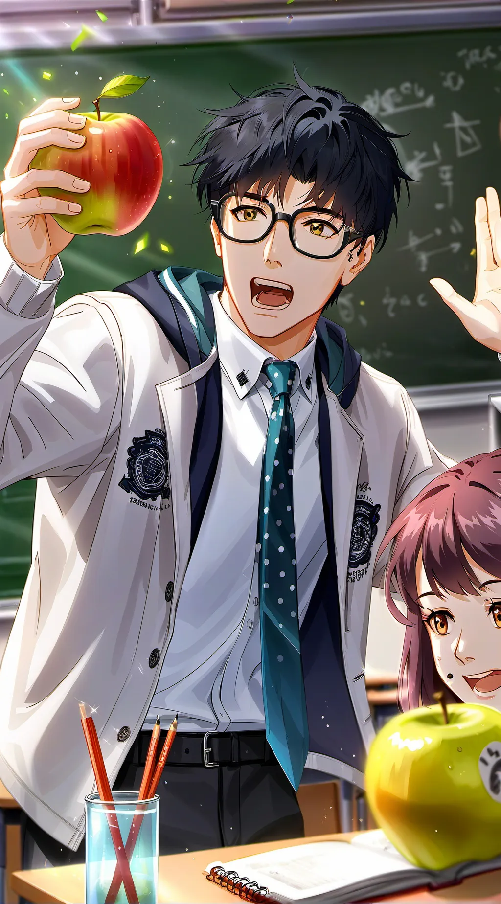 ai character:  dumb ah class😭💀 background