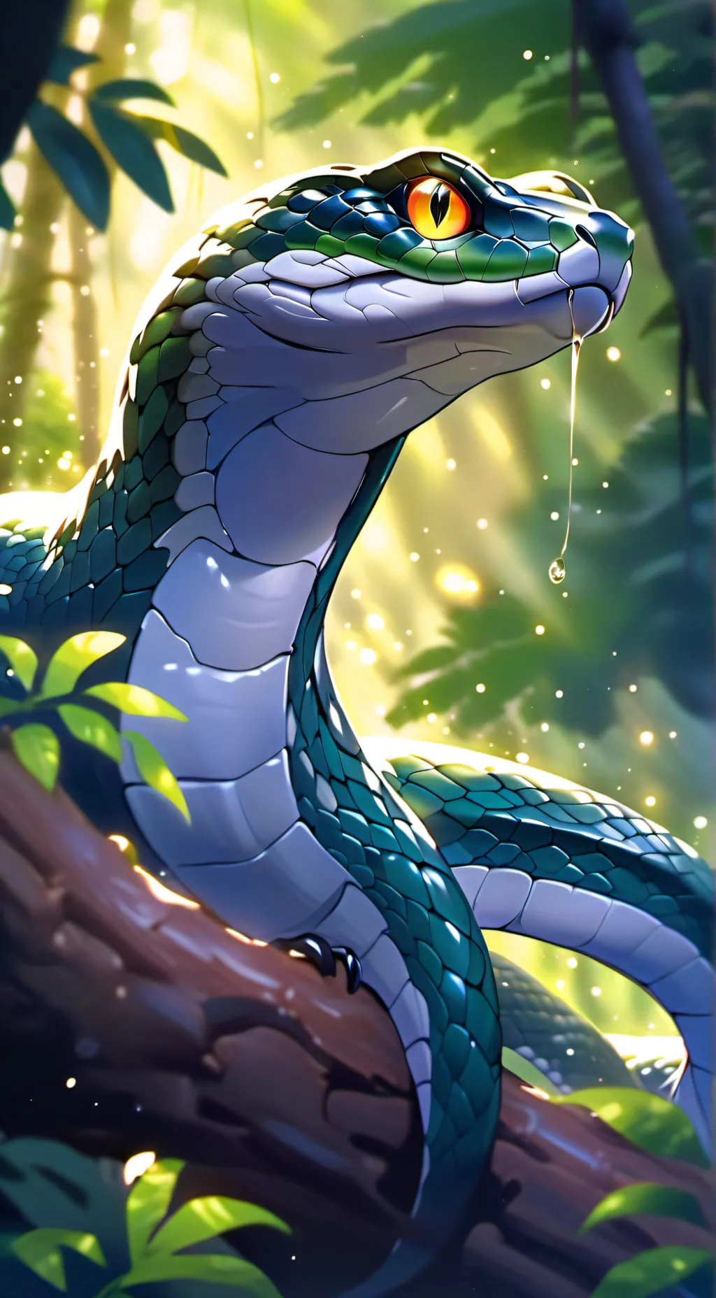 ai character: tu serpiente background