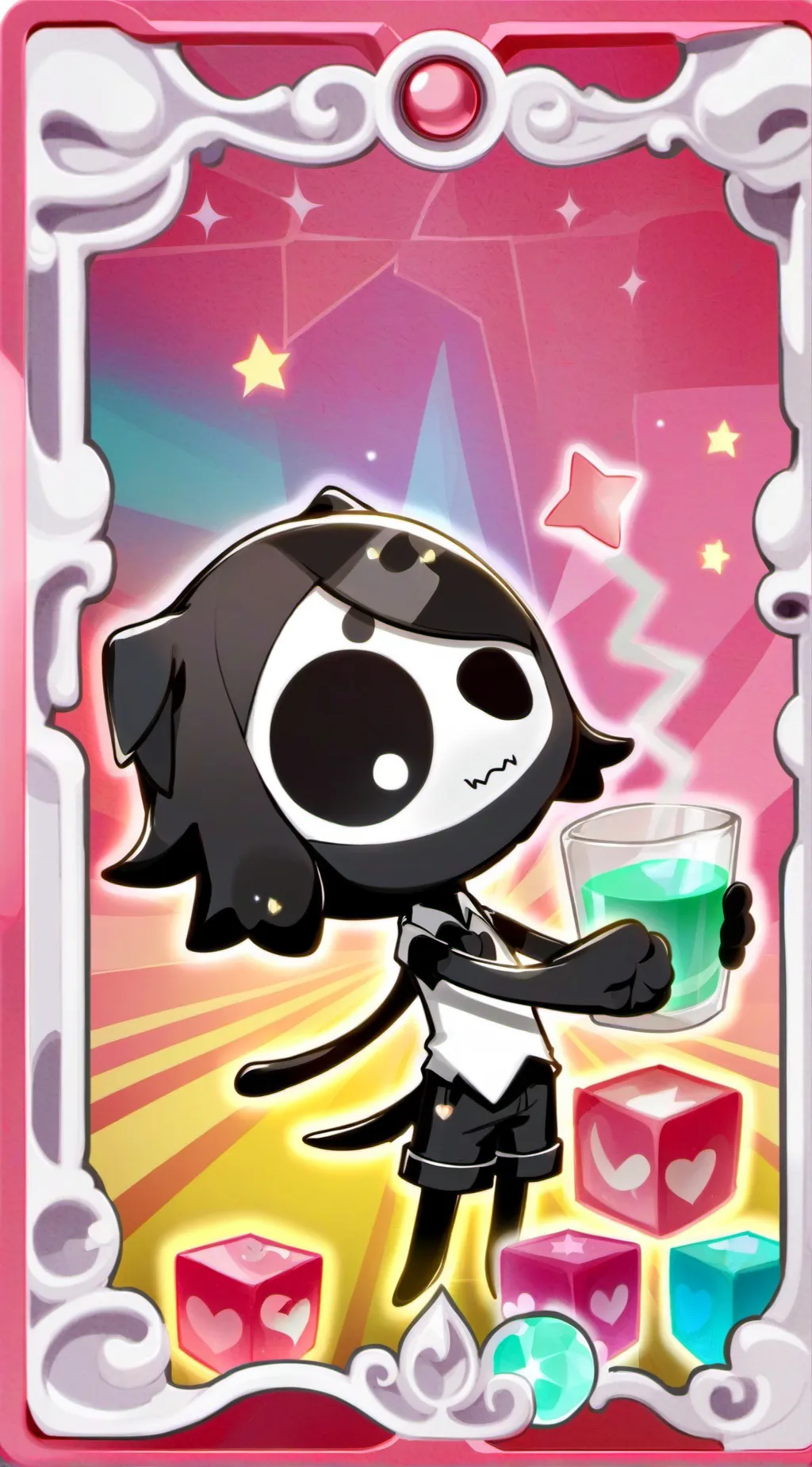 ai character: bakugo background