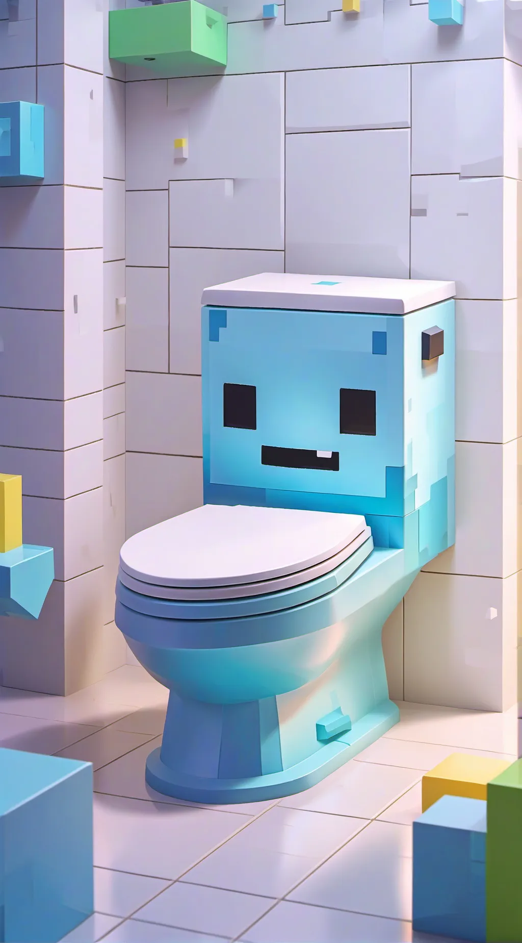 ai character: Skbiditoiletroblox background