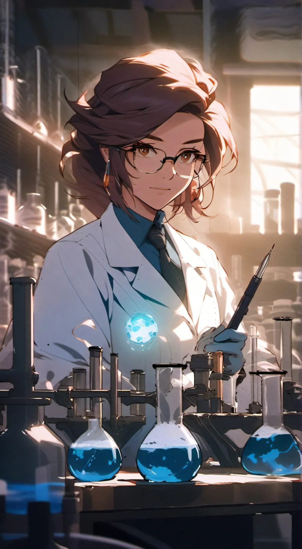 ai character: evil scientist background