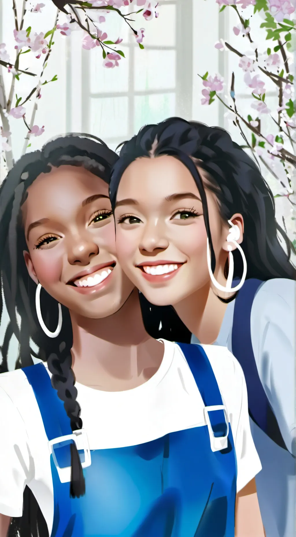 ai character: rae rae  and mella background