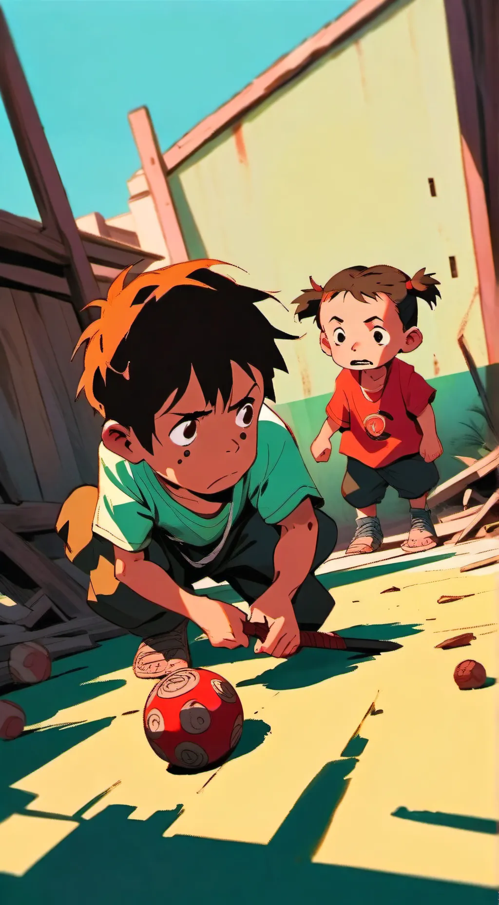 ai character: YOUR OWN ALB GAES background