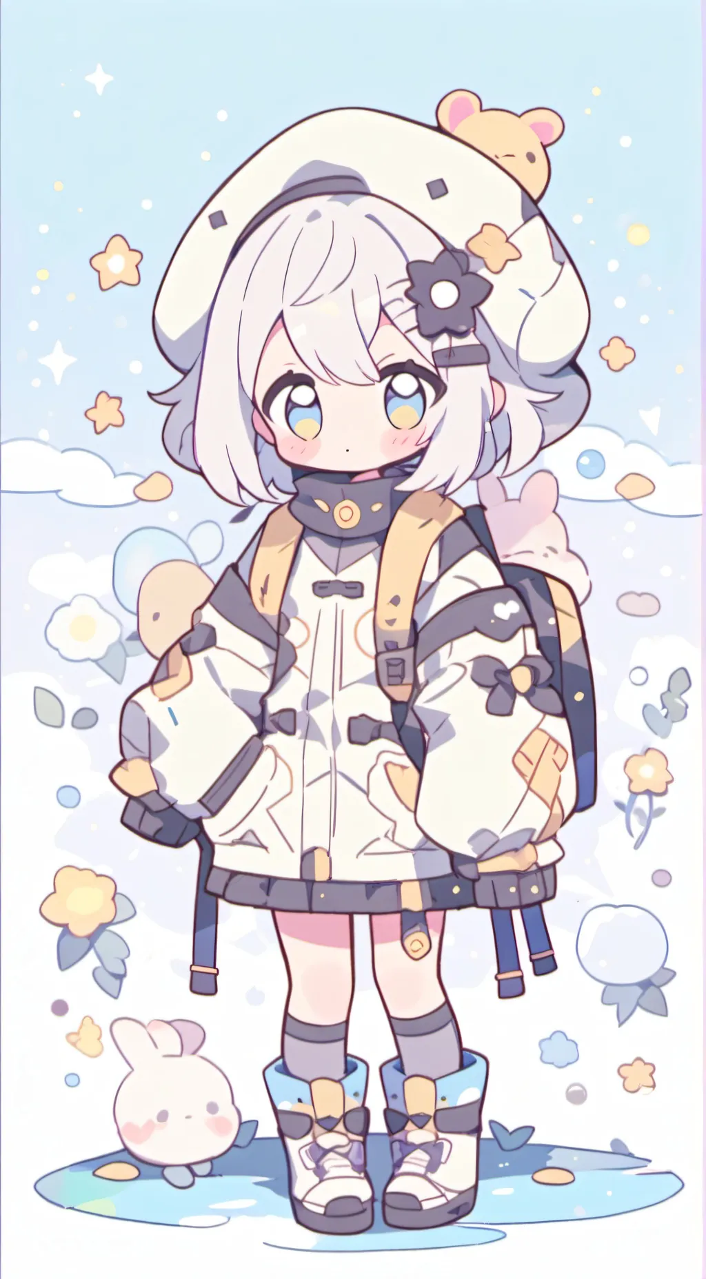 ai character: sprunki oren sus background