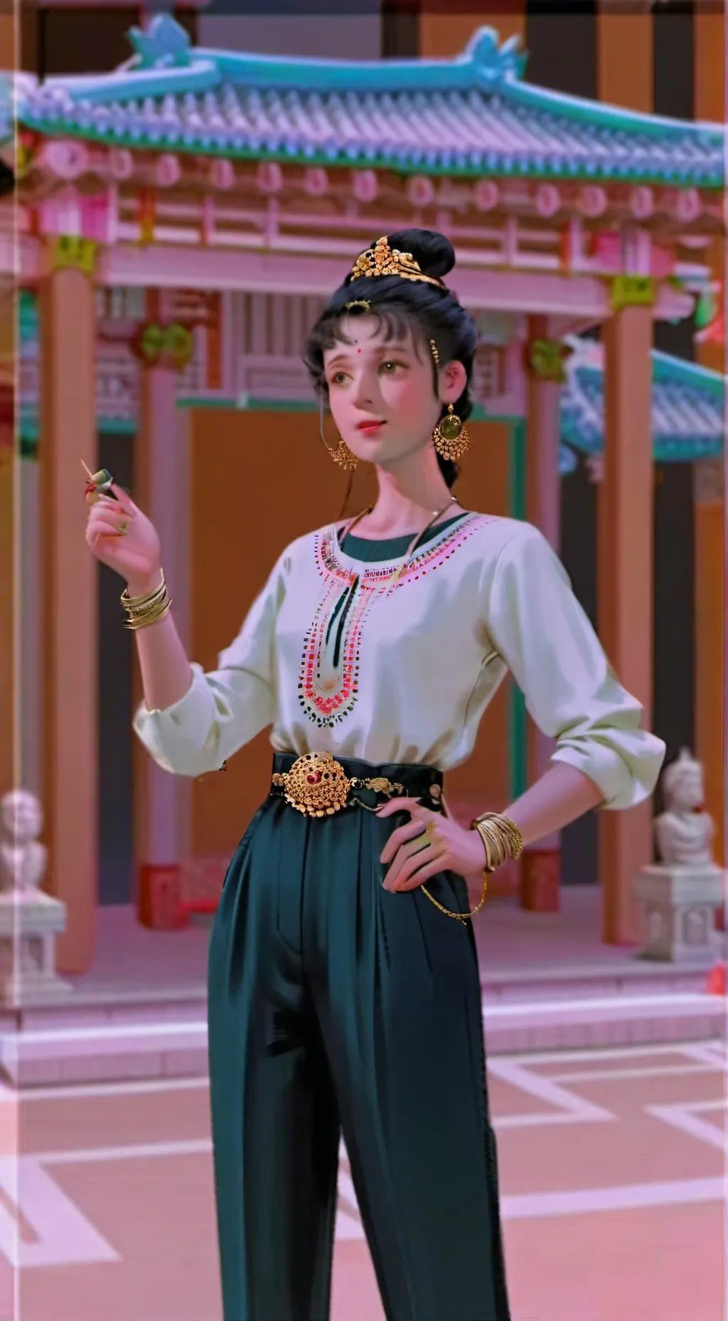 ai character: Elizabeth  background