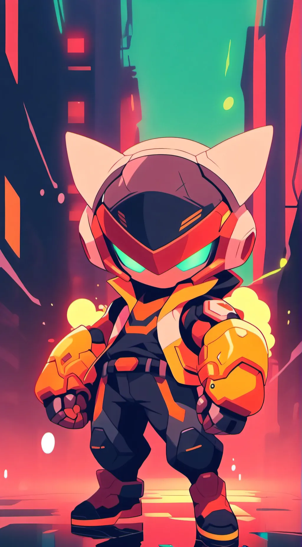 ai character: гибер чиб background