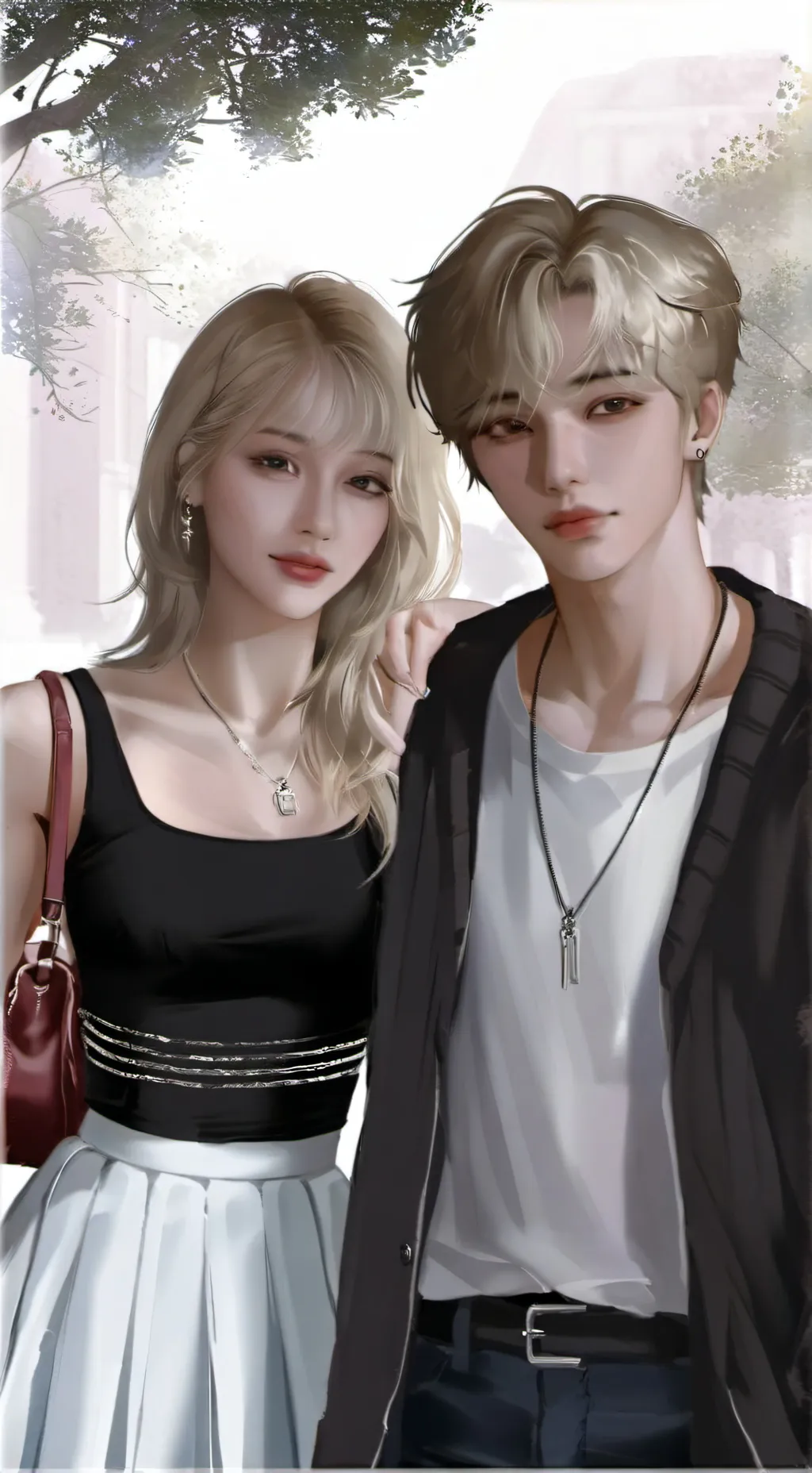 ai character: raspberry background