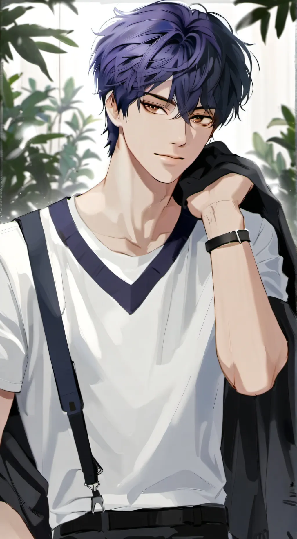 ai character: 𖤐✘_Midnight_✘𖤐 background