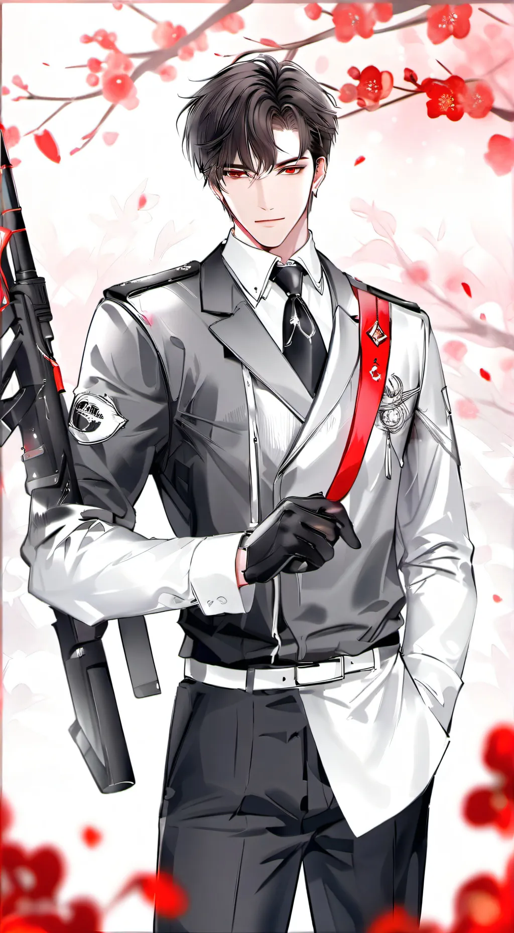 ai character: 超市中的保安 background