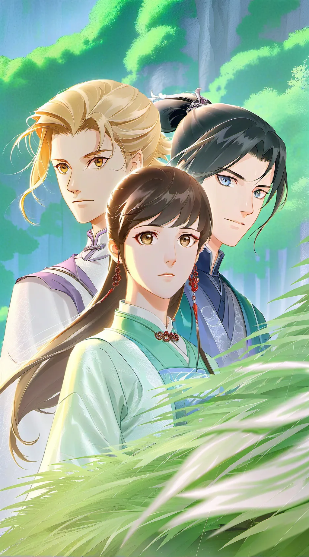 ai character: tom e mark  background