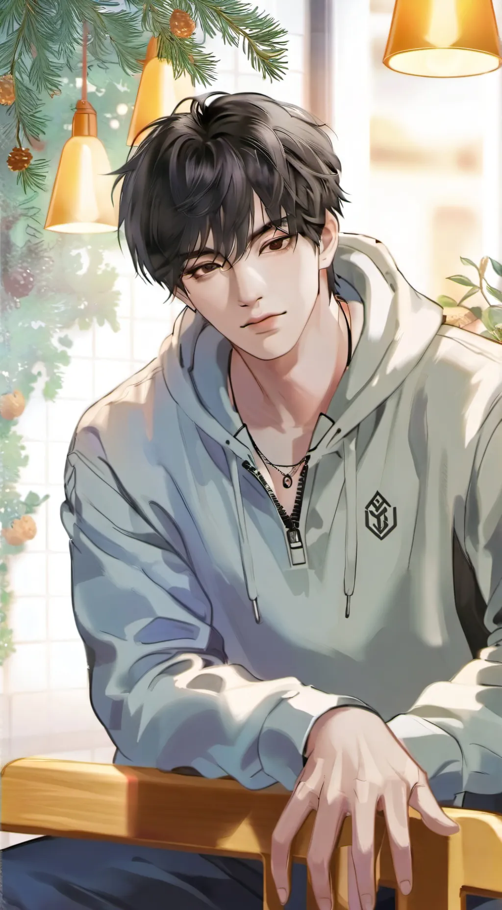 ai character: 祝墨渊 background